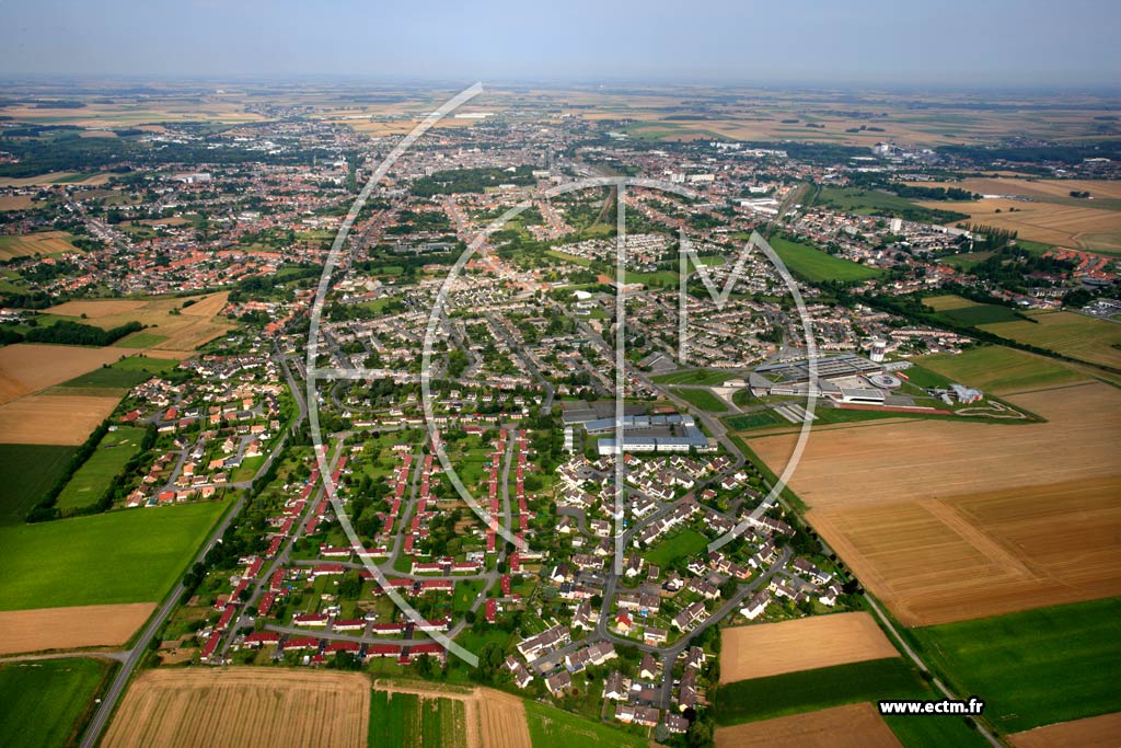 Photo arienne de Cambrai