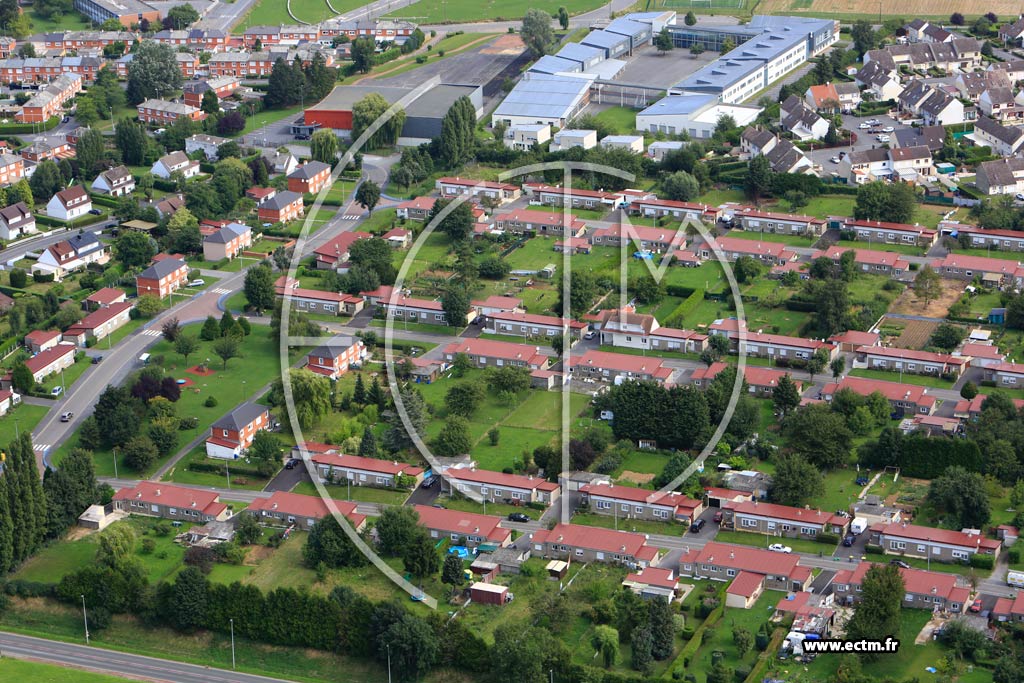 Photo arienne de Cambrai (Les Quatre Muids)