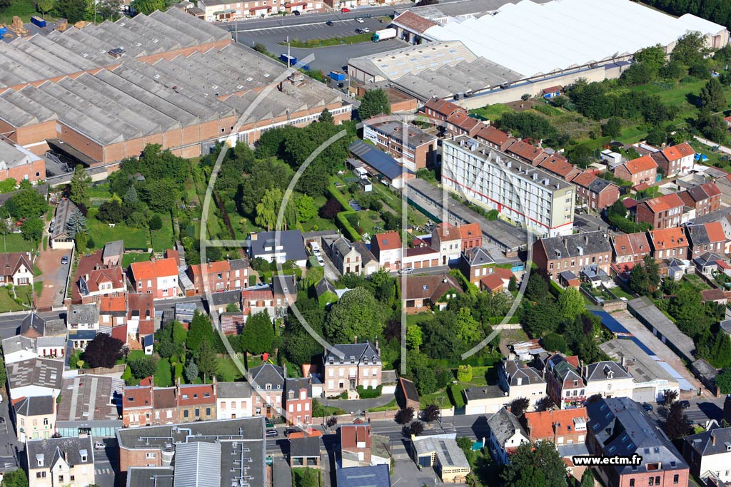 Photo arienne de Cambrai (Quartier de l'Avenue de Dunkerque)