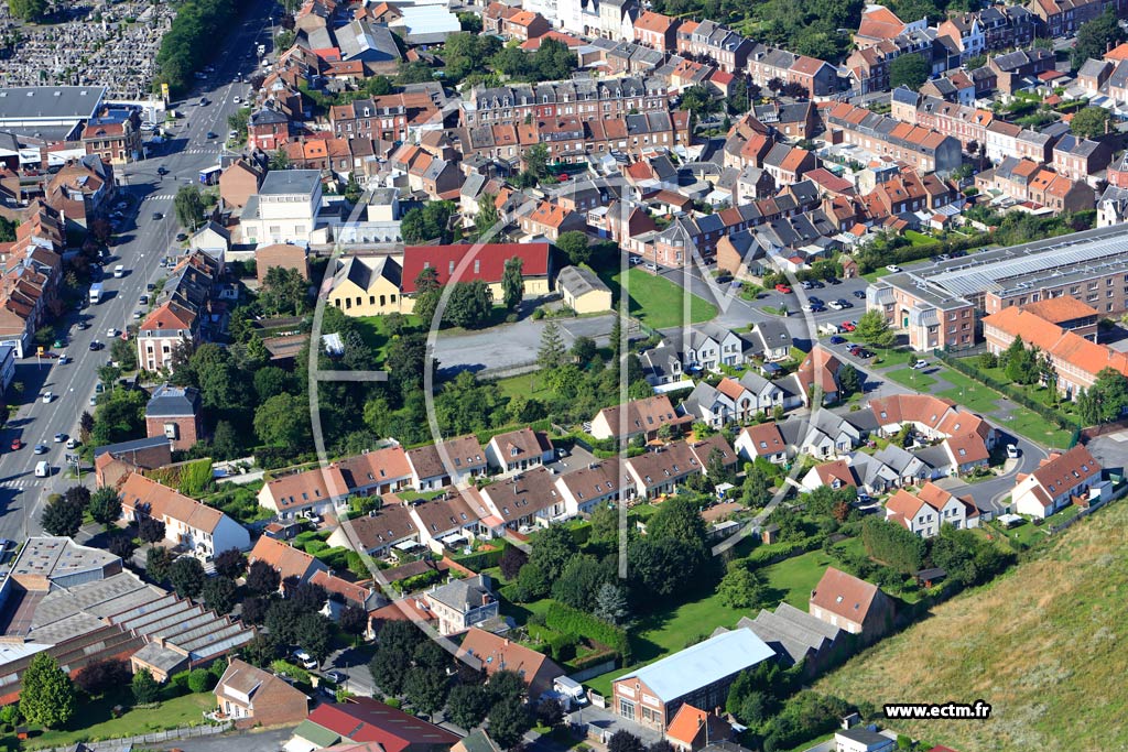 Photo arienne de Cambrai (Quartier de l'Avenue Quesnoy)