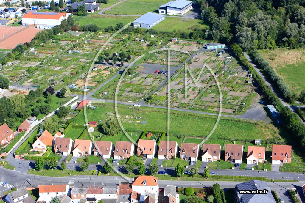 Photo arienne de Cambrai (Quartier de la Clinique Saint-Roch)