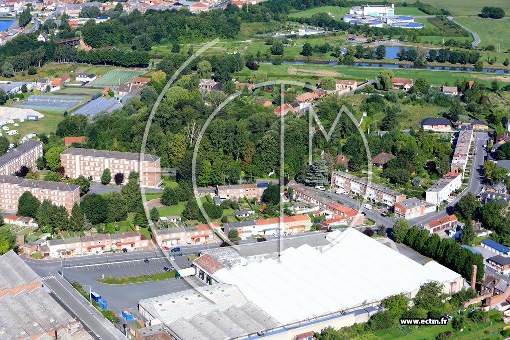 Photo arienne de Cambrai (Quartier de la Clinique Saint-Roch)