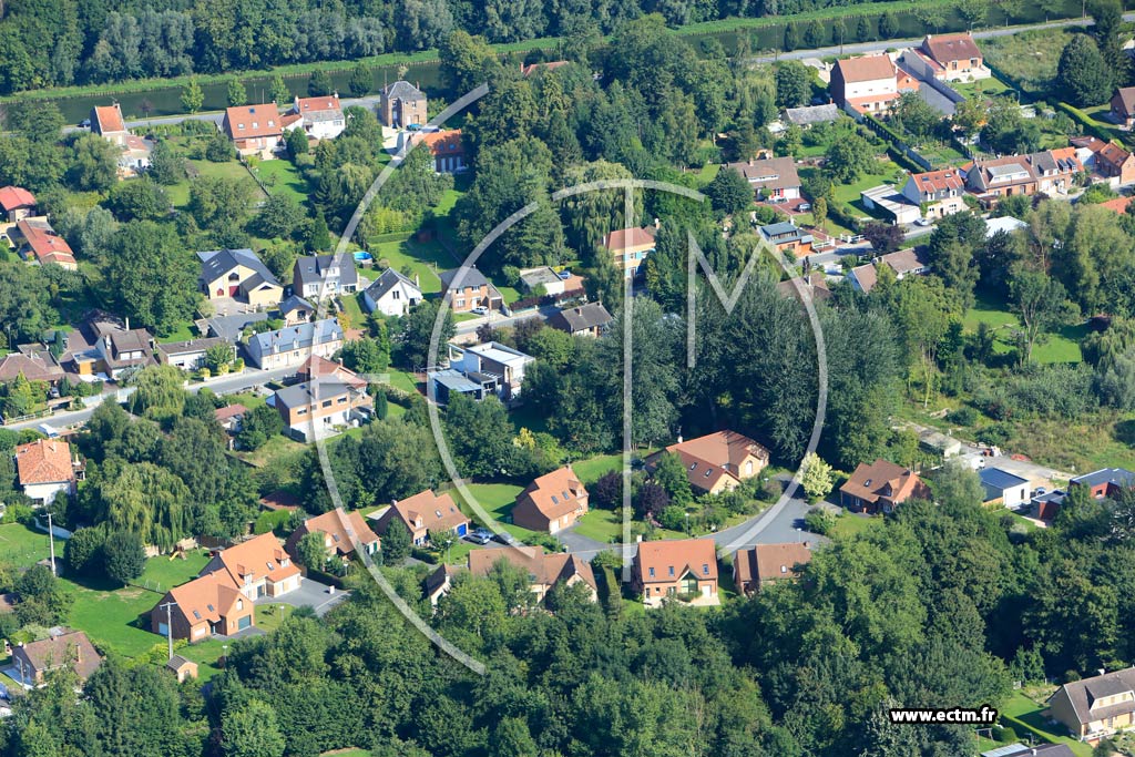 Photo arienne de Cambrai (Quartier de la Digue du Canal)