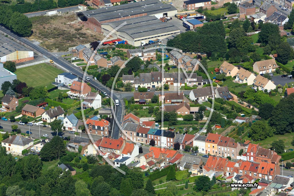Photo arienne de Cambrai (Quartier de la Route d'Arras)