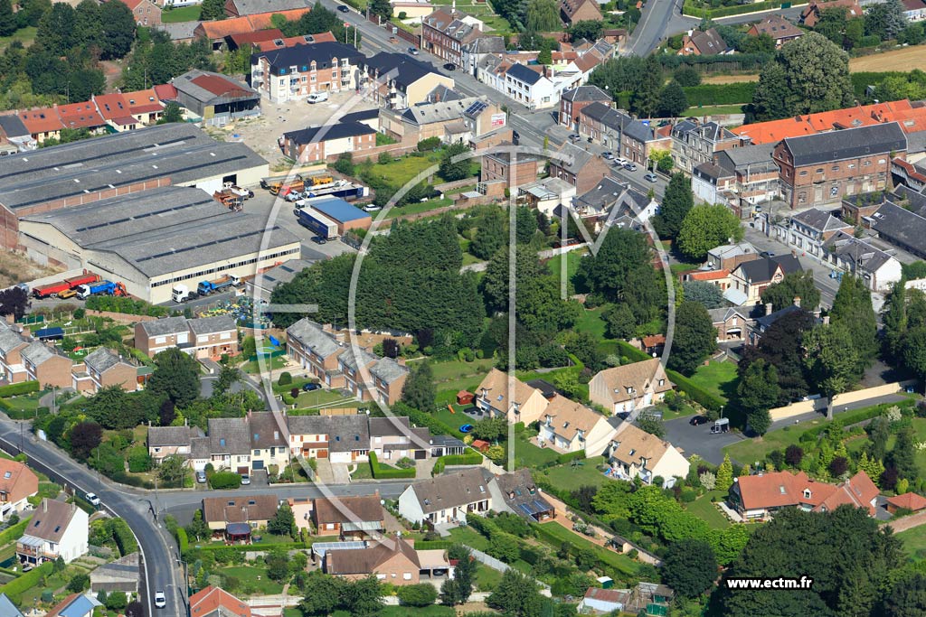 Photo arienne de Cambrai (Quartier de la Route d'Arras)
