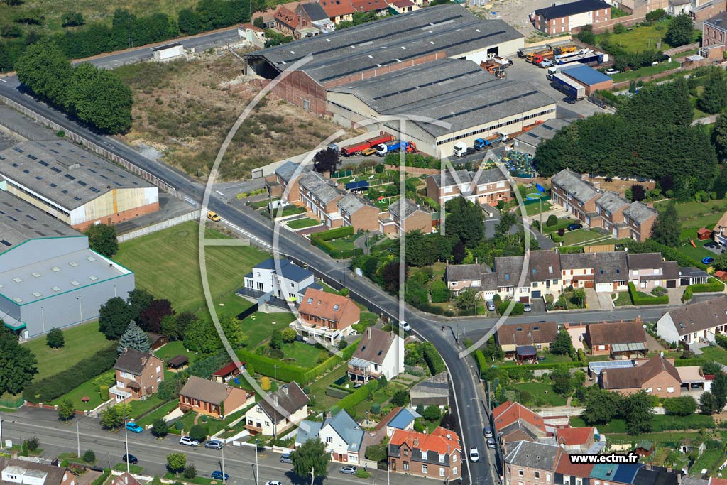 Photo arienne de Cambrai (Quartier de la Route d'Arras)