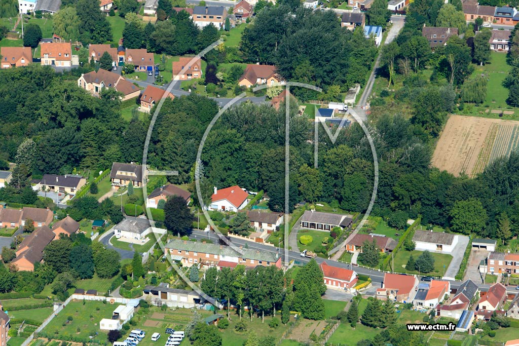Photo arienne de Cambrai (Quartier du Centre Hospitalier)