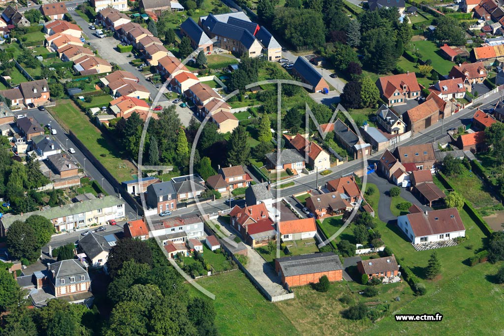 Photo arienne de Cambrai (Quartier du Centre Hospitalier)