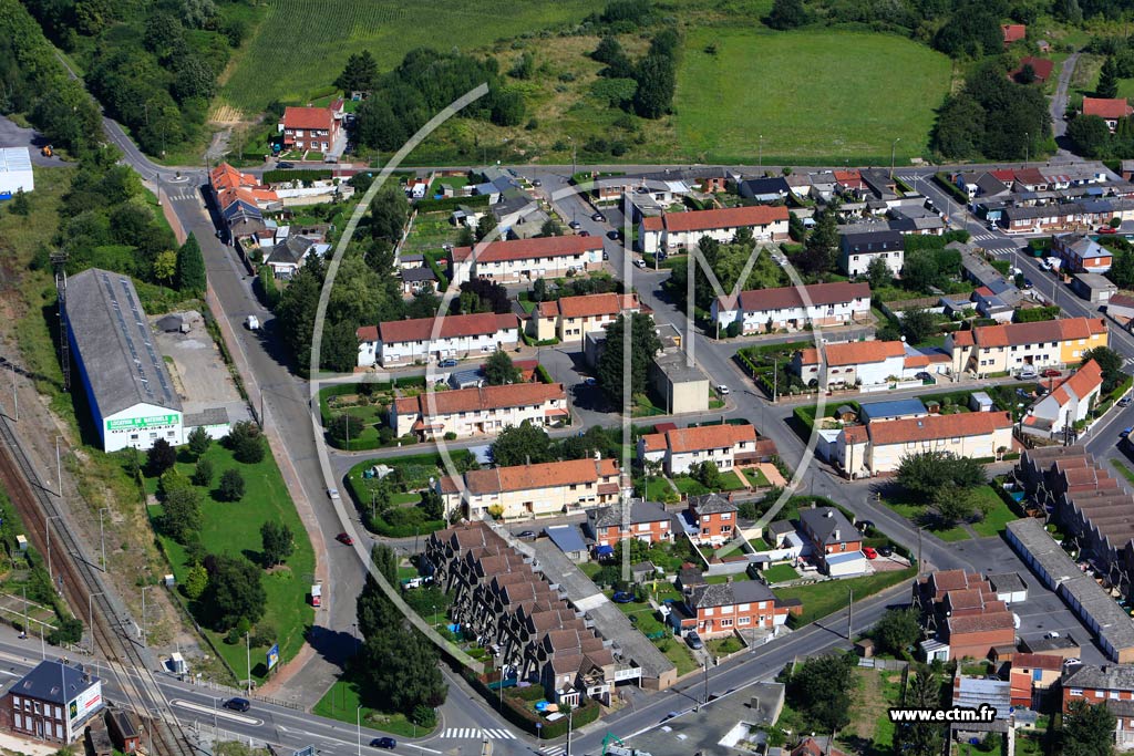 Photo arienne de Cambrai (Le Nouveau-Monde)