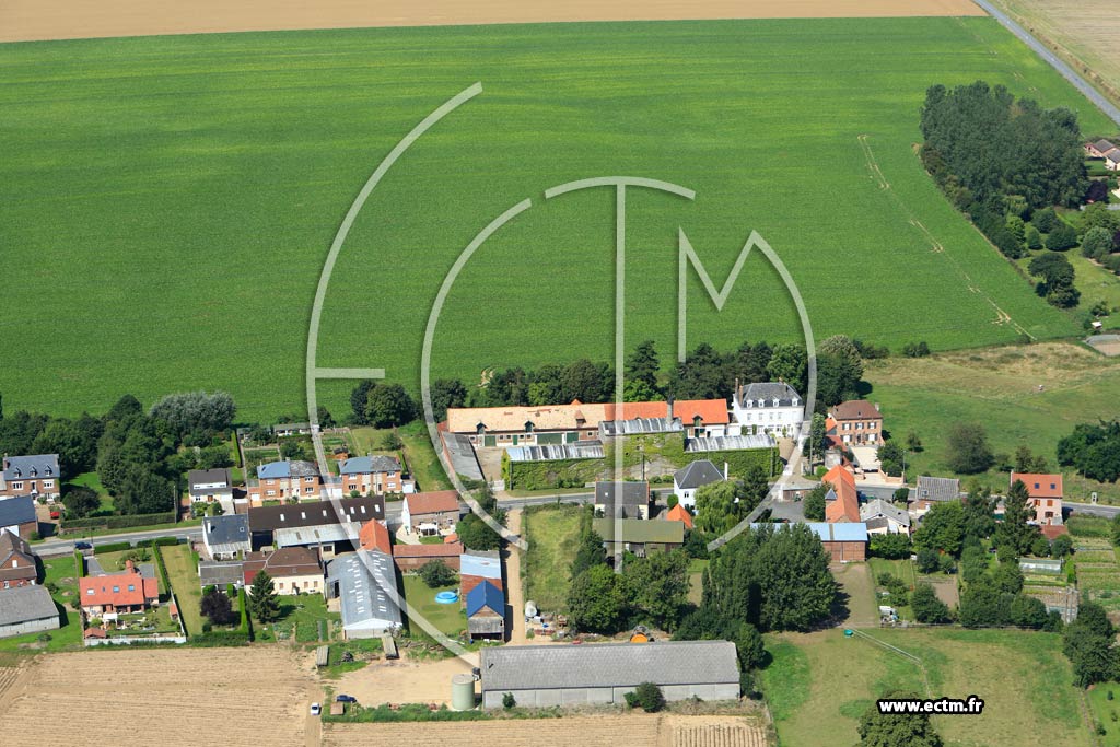 Photo arienne de coust-Saint-Mein