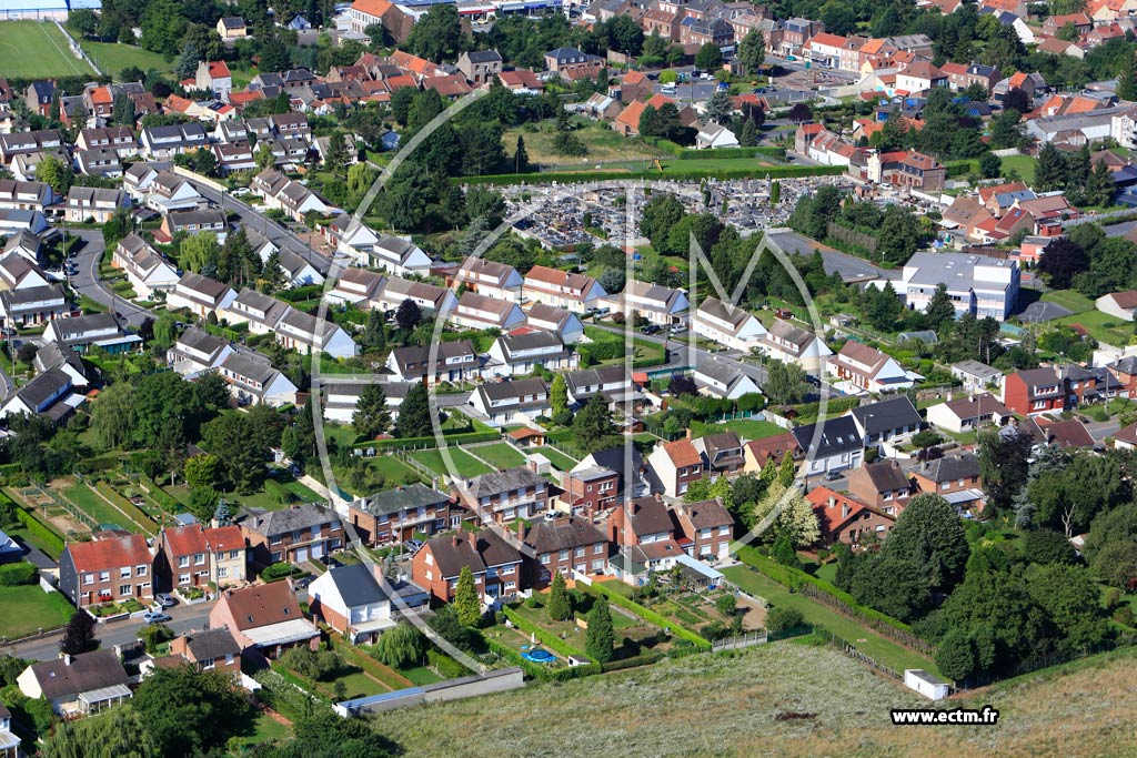 Photo arienne de Escauduvres (Quartier de la Rue Jean-Jaurs)