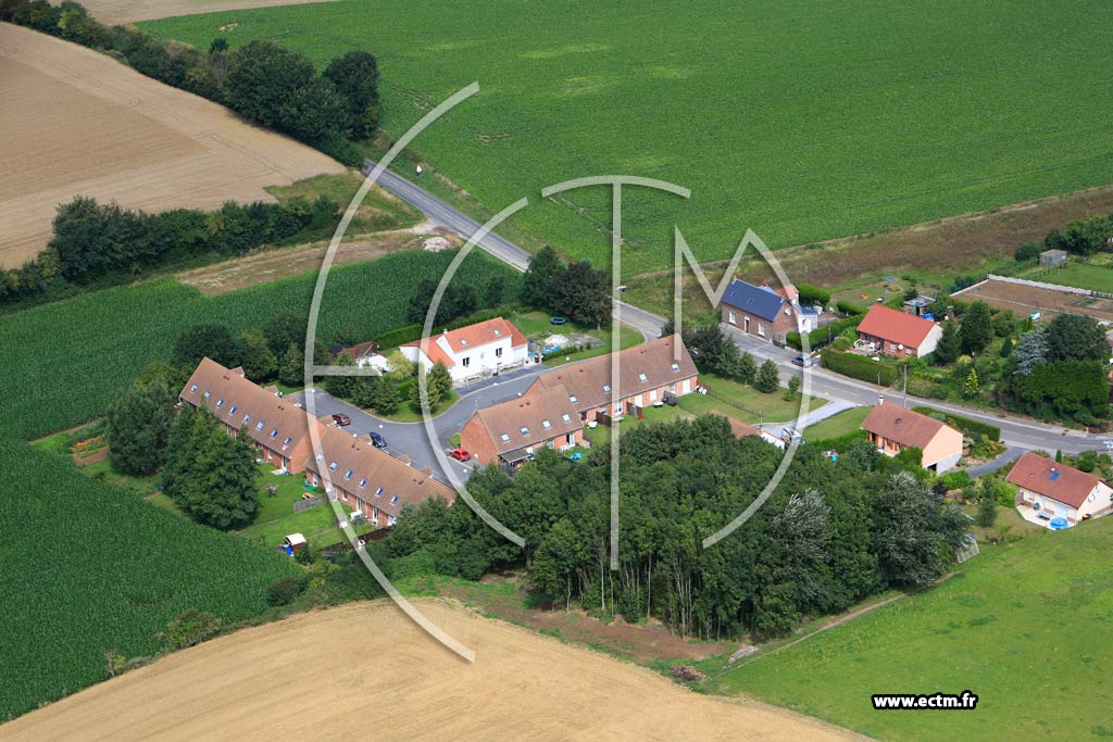 Photo arienne de Gouzeaucourt