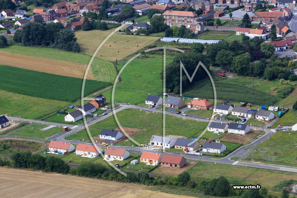 Photo arienne de Gouzeaucourt