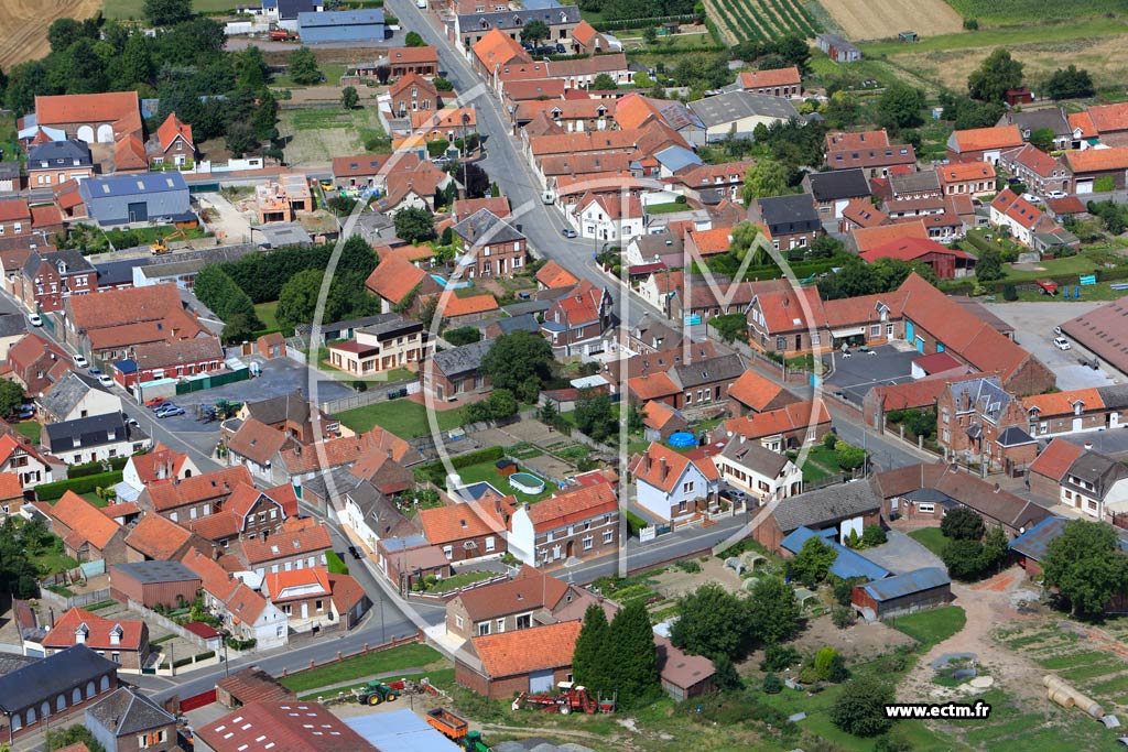 Photo arienne de Graincourt-ls-Havrincourt