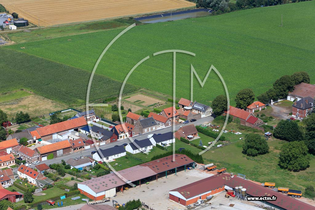 Photo arienne de Graincourt-ls-Havrincourt