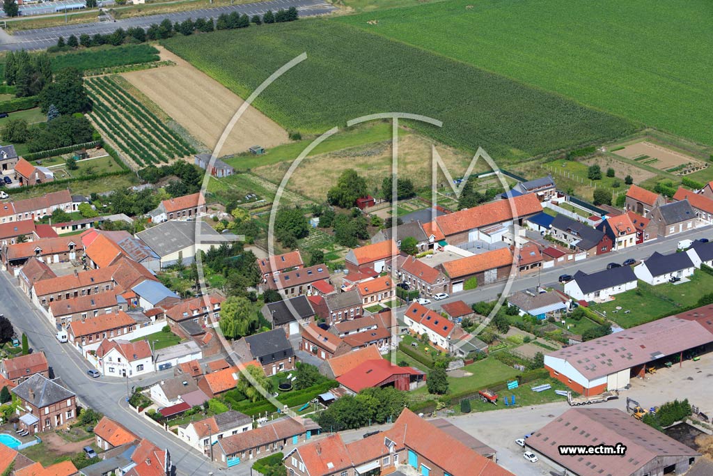 Photo arienne de Graincourt-ls-Havrincourt