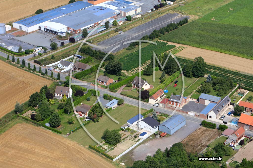 Photo arienne de Graincourt-ls-Havrincourt