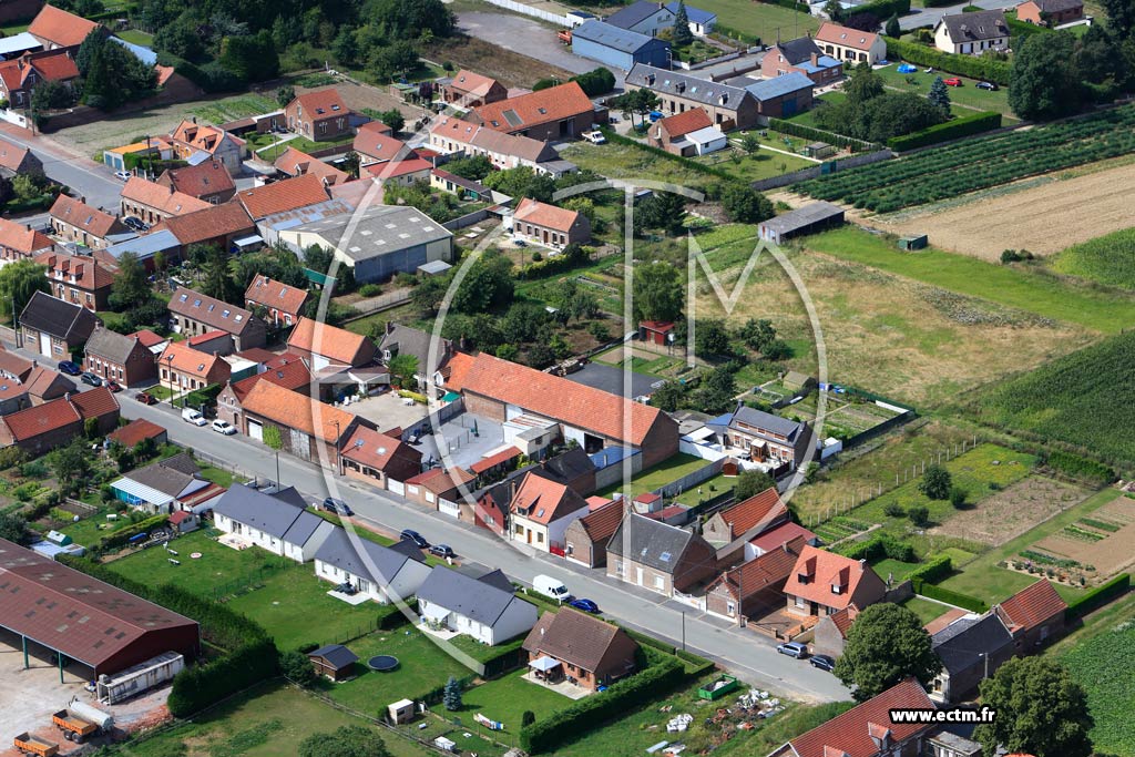 Photo arienne de Graincourt-ls-Havrincourt