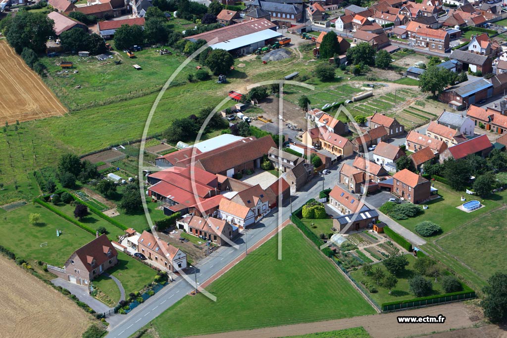 Photo arienne de Graincourt-ls-Havrincourt