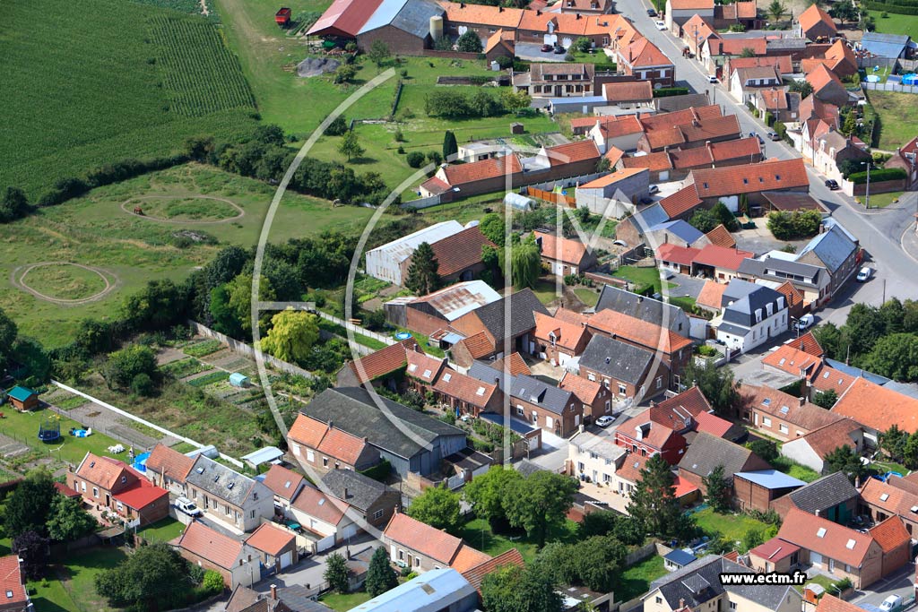 Photo arienne de Graincourt-ls-Havrincourt