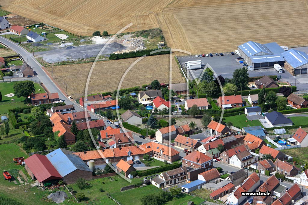 Photo arienne de Graincourt-ls-Havrincourt