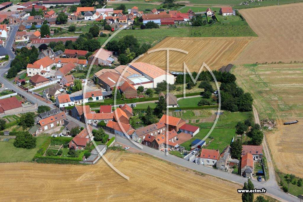 Photo arienne de Graincourt-ls-Havrincourt