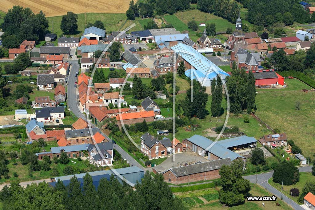 Photo arienne de Haplincourt