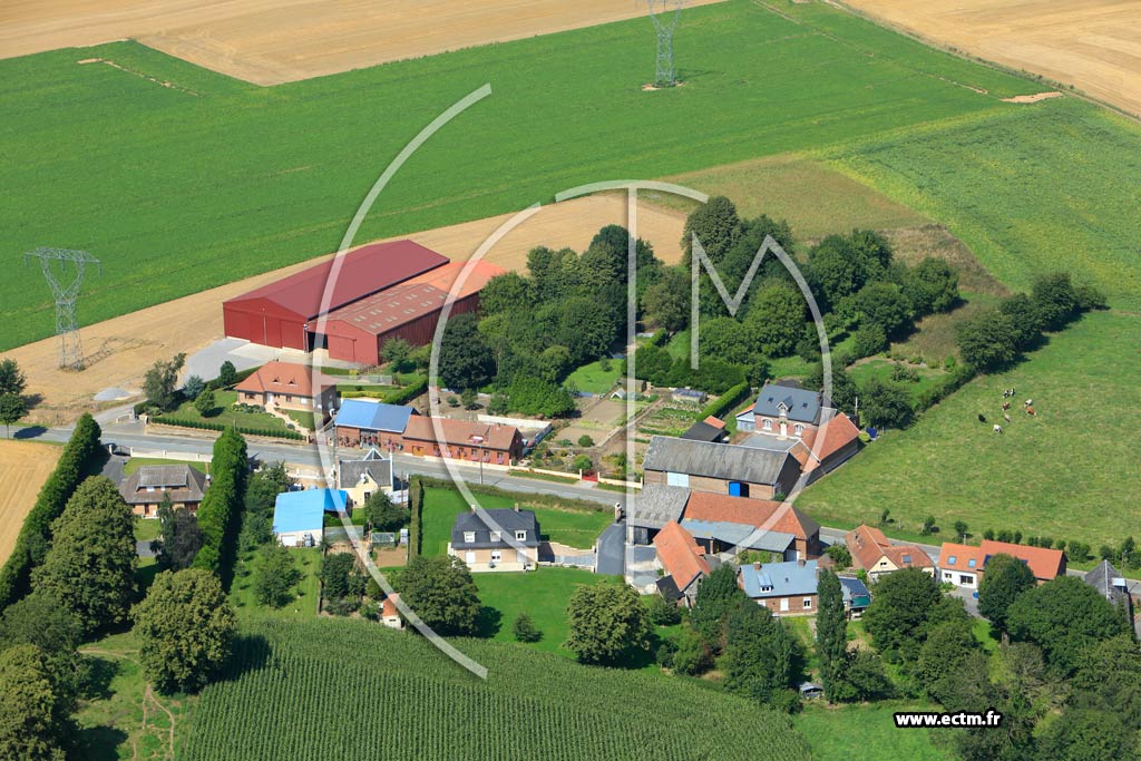 Photo arienne de Haplincourt