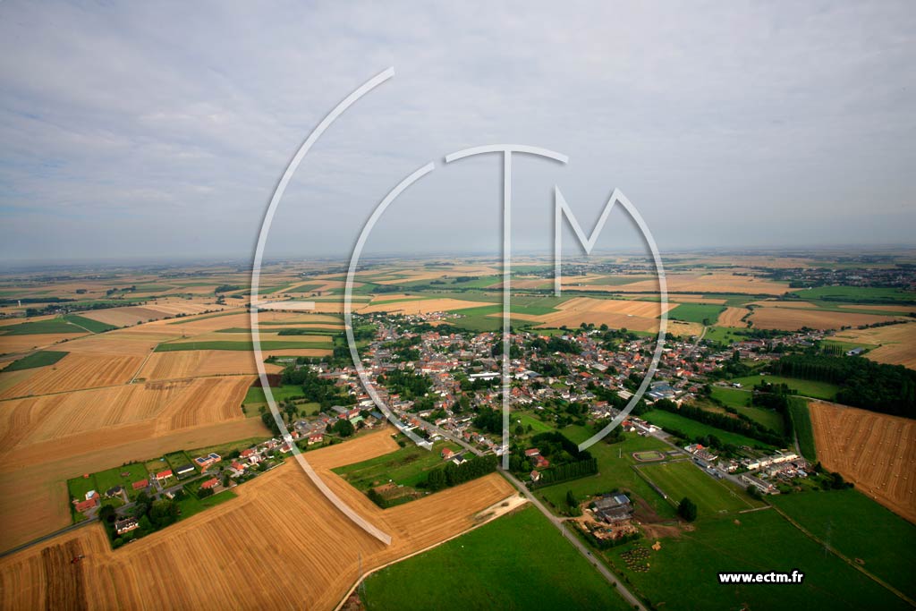 Photo arienne de Ligny-en-Cambrsis