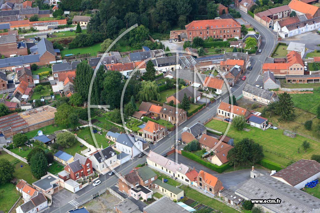 Photo arienne de Ligny-en-Cambrsis