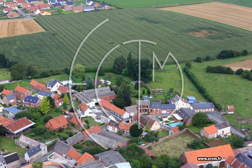 Photo arienne de Ligny-en-Cambrsis