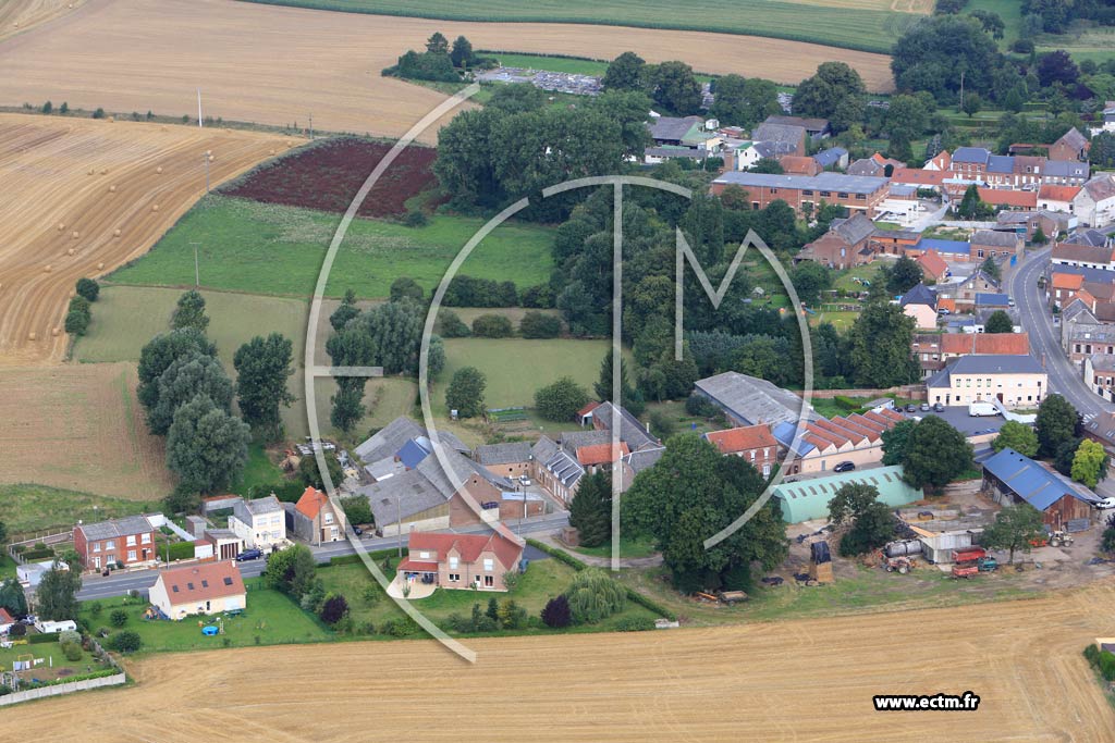 Photo arienne de Ligny-en-Cambrsis