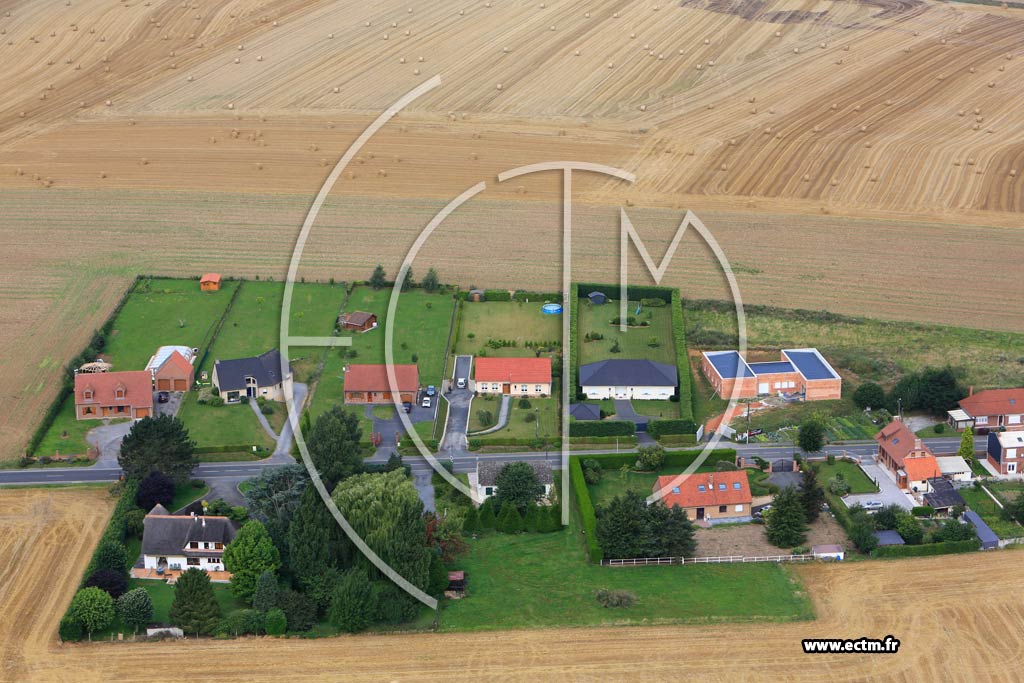 Photo arienne de Ligny-en-Cambrsis