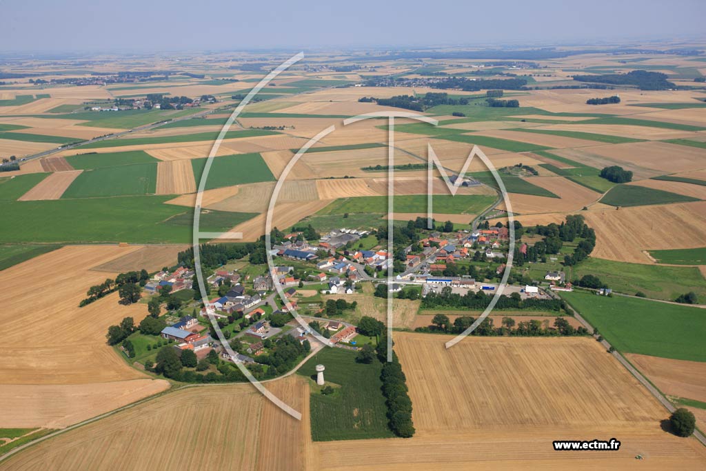 Photo arienne de Mesnil-en-Arrouaise