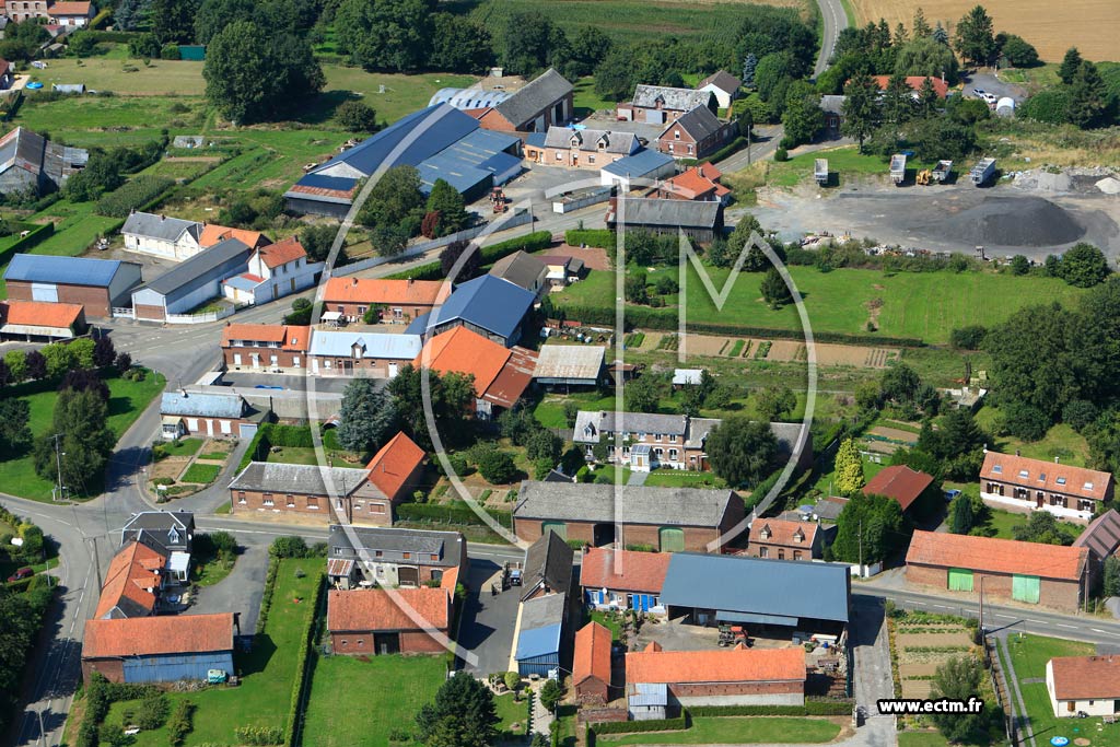Photo arienne de Mesnil-en-Arrouaise