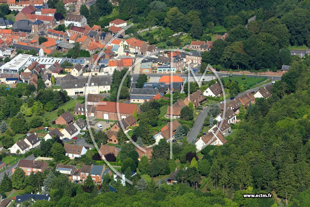 Photo arienne de Proville (Quartier de la Rue Gabriel Peri)