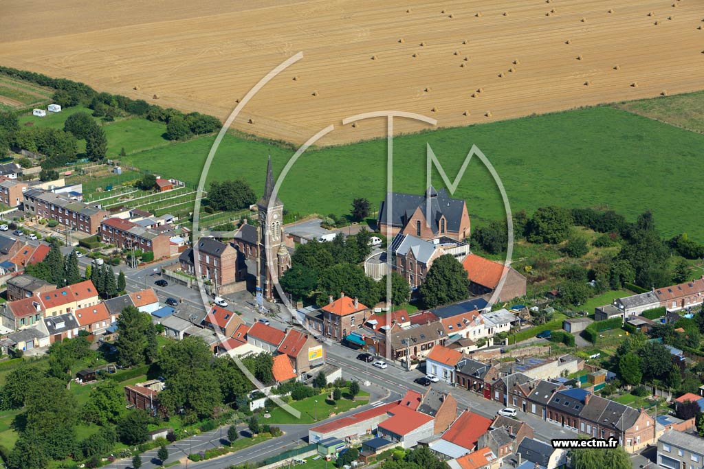 Photo arienne de Raillencourt-Sainte-Olle (Sainte-Olle)