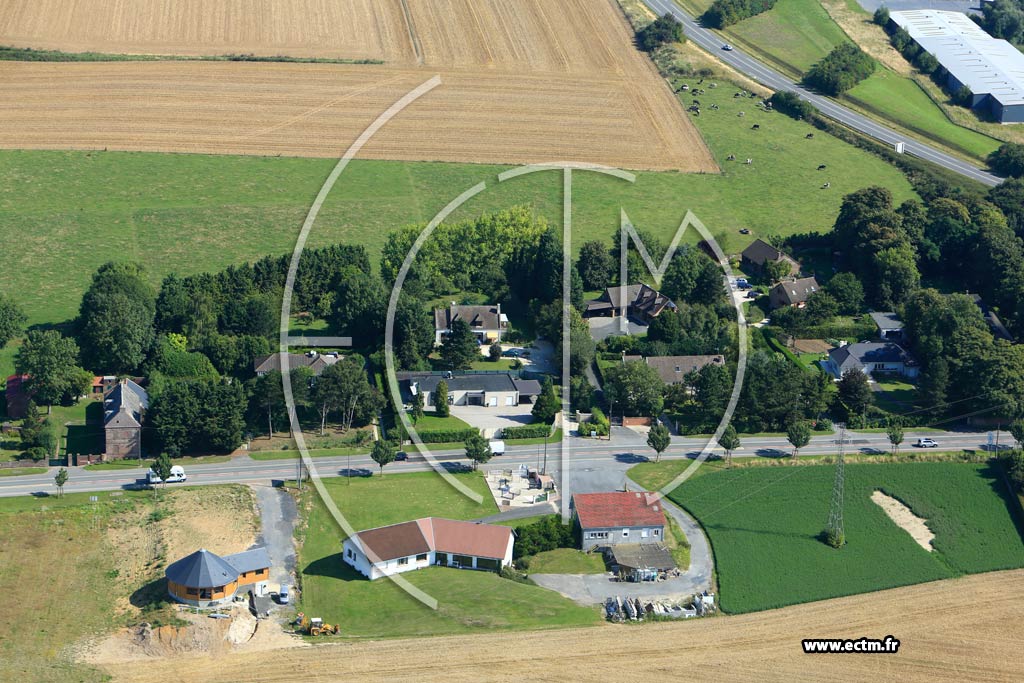 Photo arienne de Raillencourt-Sainte-Olle (Sainte-Olle)