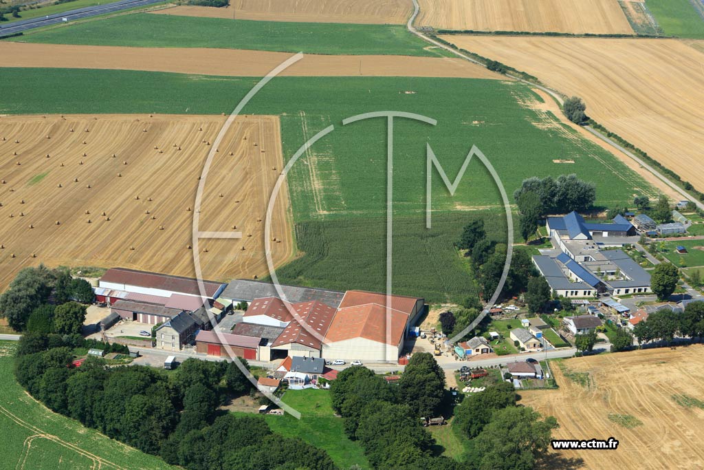Photo arienne de Riencourt-ls-Bapaume