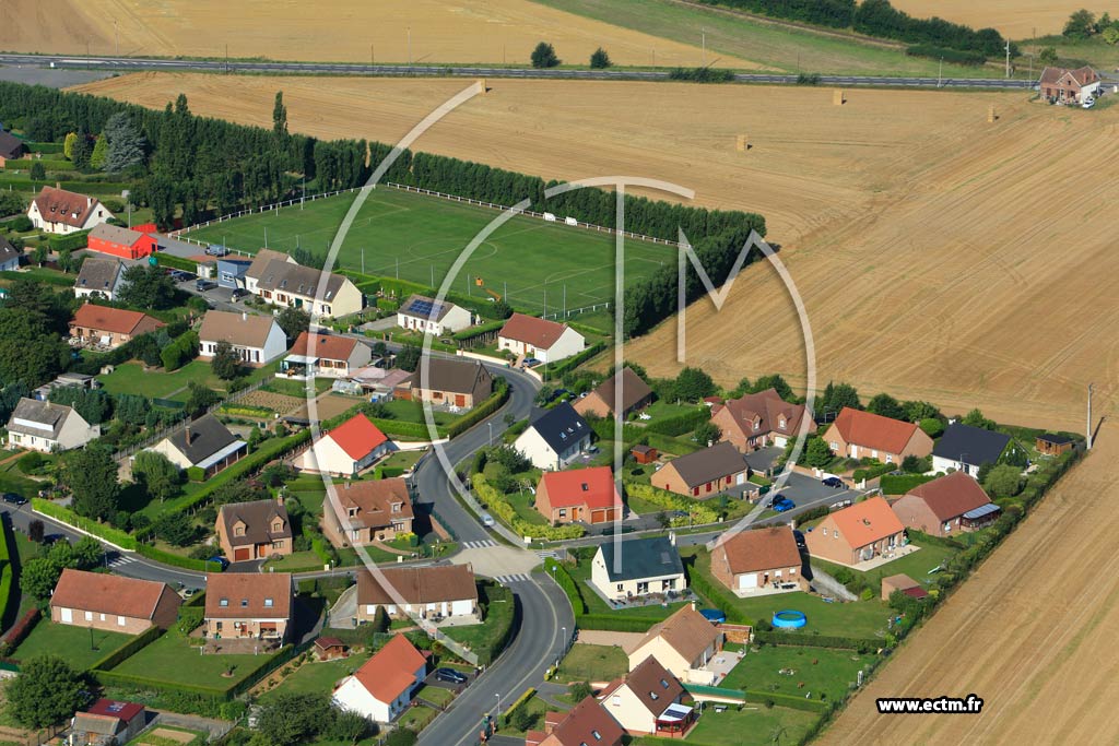 Photo arienne de Rumilly-en-Cambrsis