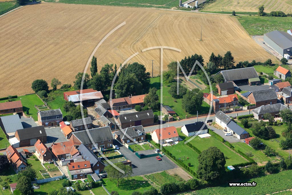 Photo arienne de Ruyaulcourt