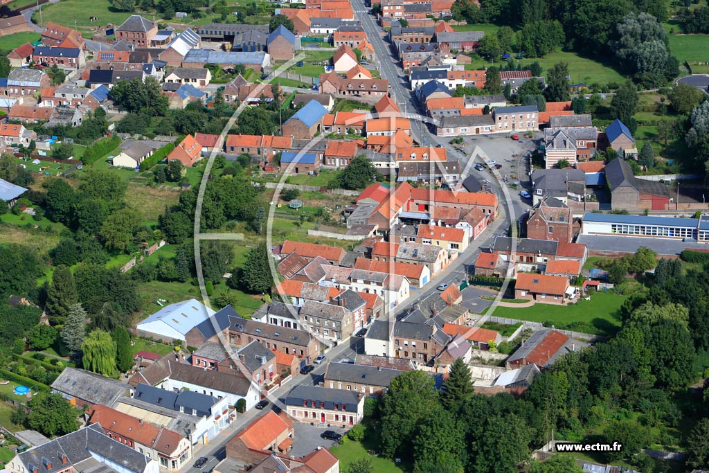 Photo arienne de Saint-Aubert