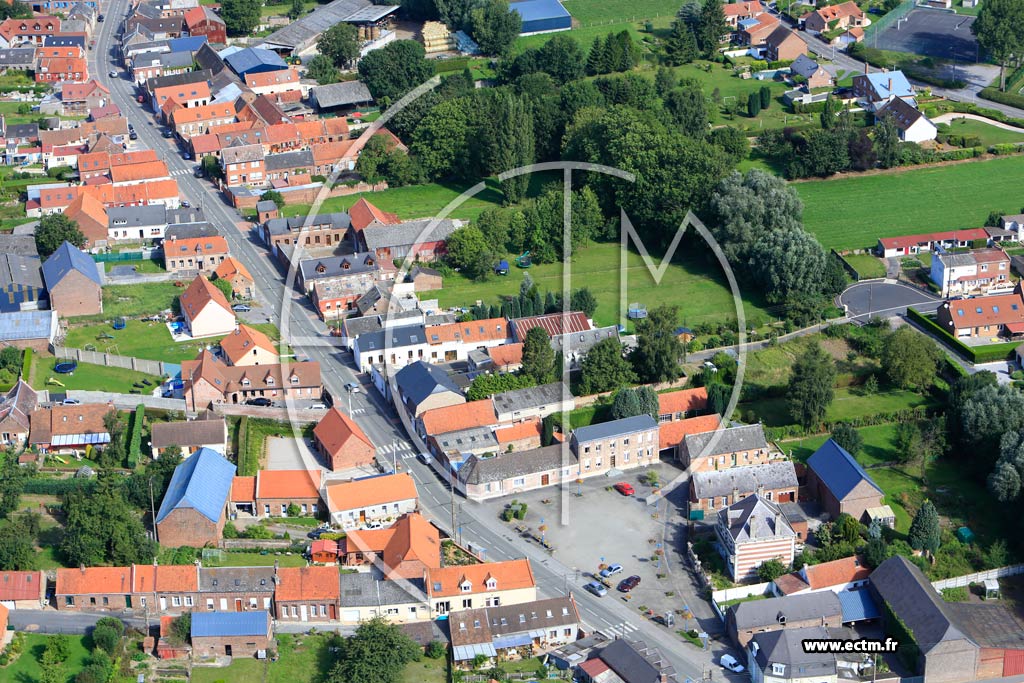 Photo arienne de Saint-Aubert