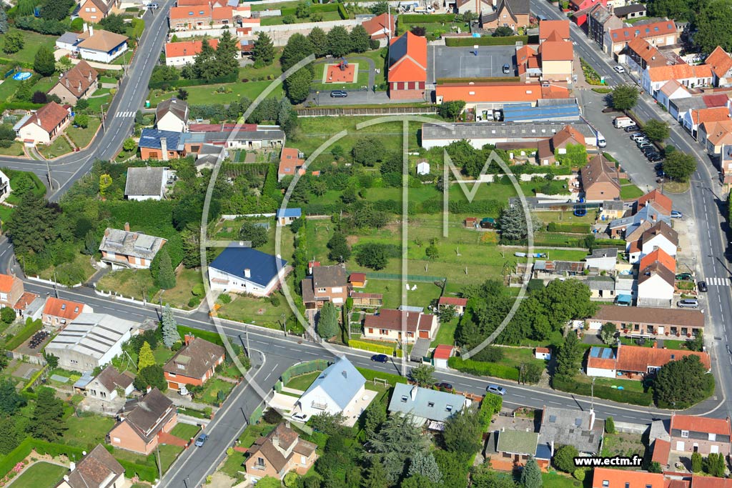 Photo arienne de Tilloy-lez-Cambrai