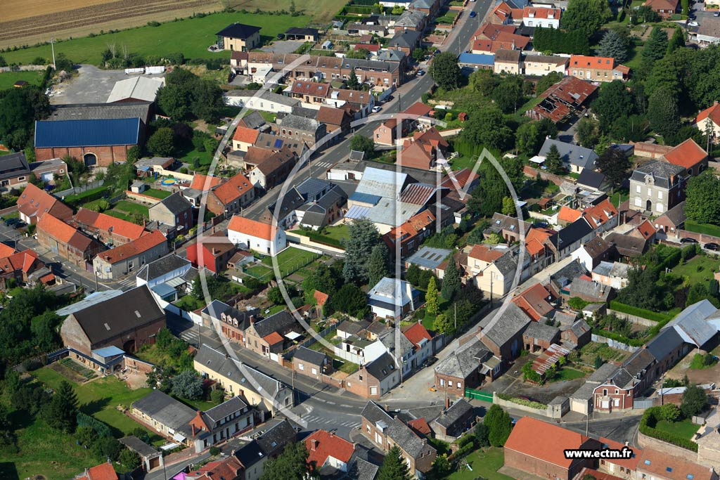 Photo arienne de Villers-en-Cauchies