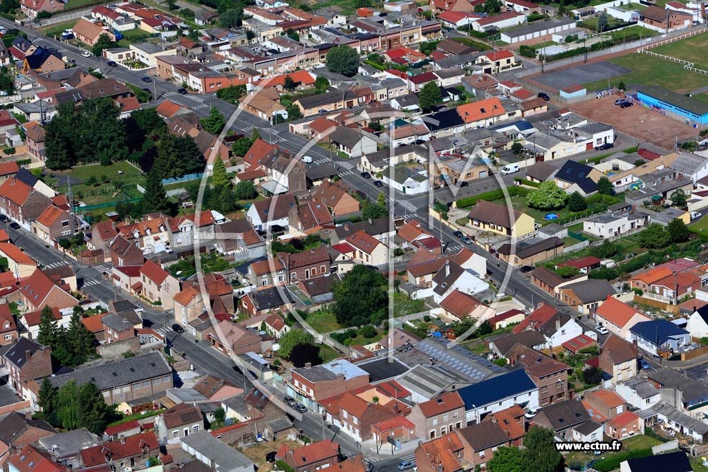 Photo arienne de Annay (Rue Lon Boursier)