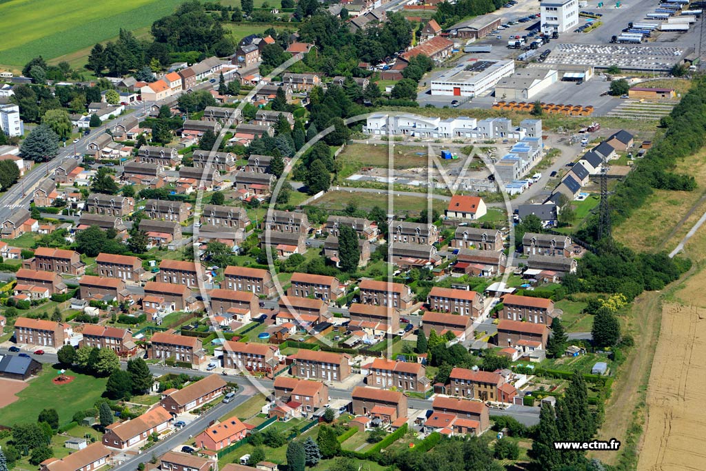 Photo arienne de Auby (Quartier de la Rue Franisco Ferrer)