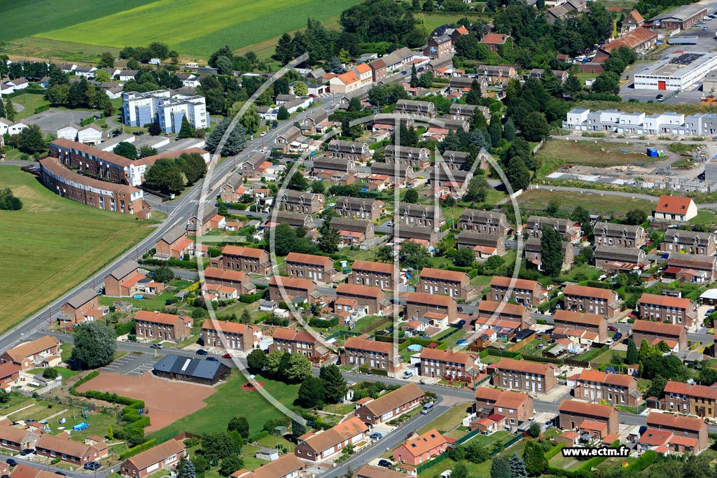 Photo arienne de Auby (Quartier de la Rue Franisco Ferrer)