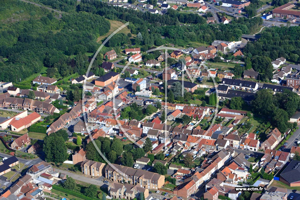 Photo arienne de Auchel (Quartier du Docteur Laennec)