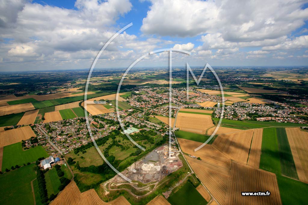 Photo arienne de Auchy-les-Mines
